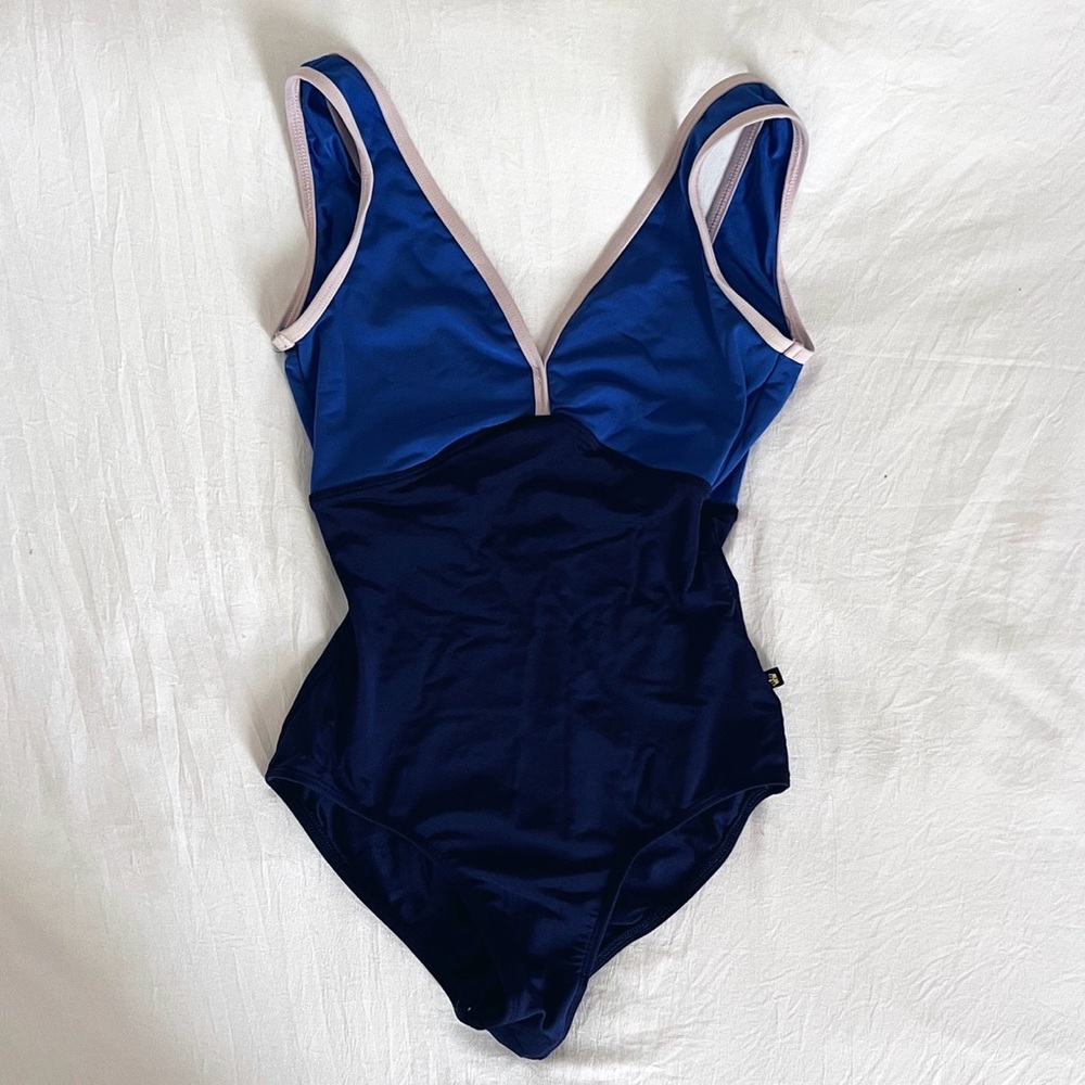 VERY RARE "Nora" Two-Tone Tank Ballet Leotard